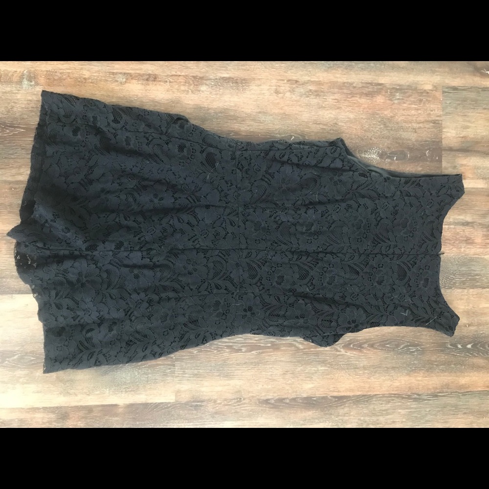Black Lace Romper